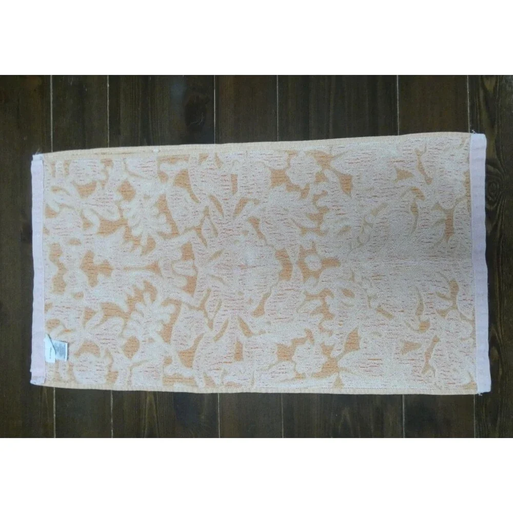 Anthropologie Set of 2 Devon Floral Collection Hand Towels 100% Cotton 16